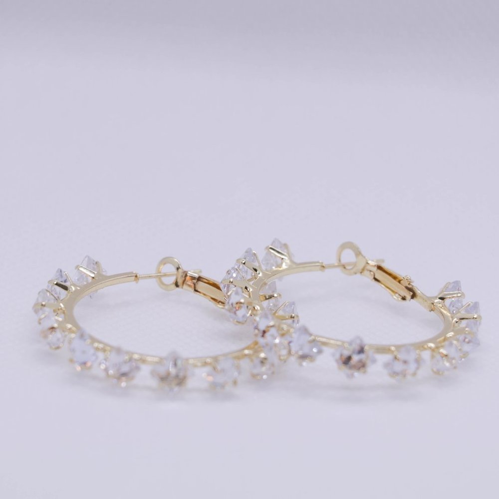 Gold plated Hook Earrings - Picture 5 of 6